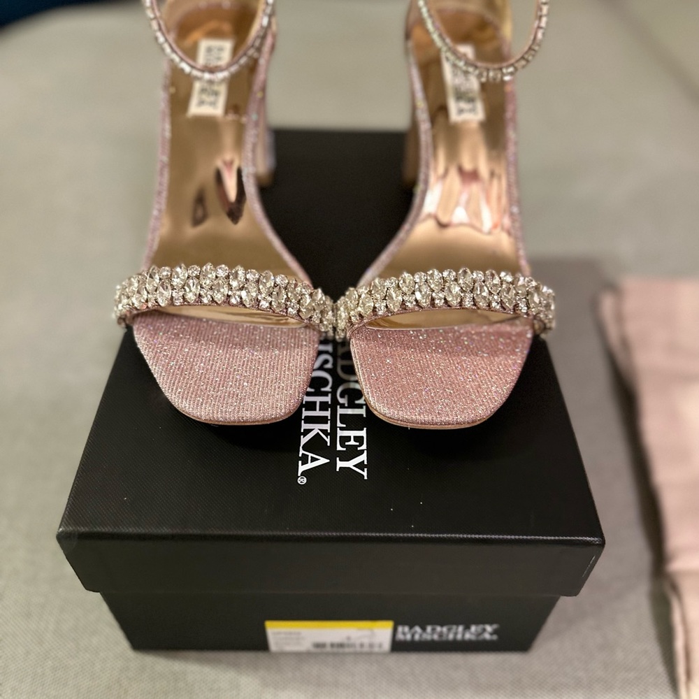 Badgley Mischka MP5802 | Harriet Open Toe Block Heel